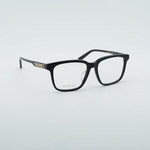 Gucci GG1293OA 001 Eyeglasses Black 54mm Square Frame